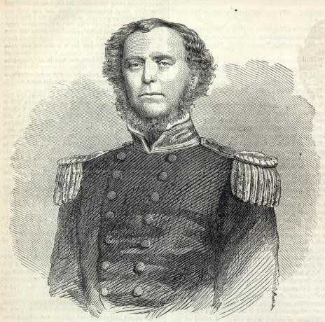 Captain Samuel F. Dupont, commander of the South Atlantic Blockading Squadron.