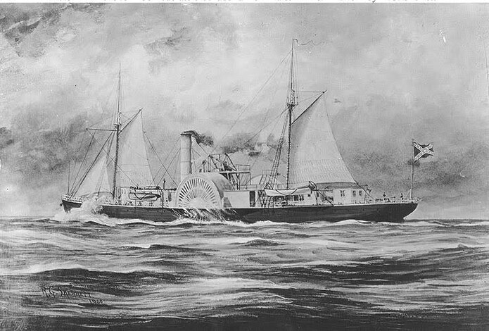 Confederate blockade runners such as the Ella and Anna pictured above were essential to the Confederate war effort.